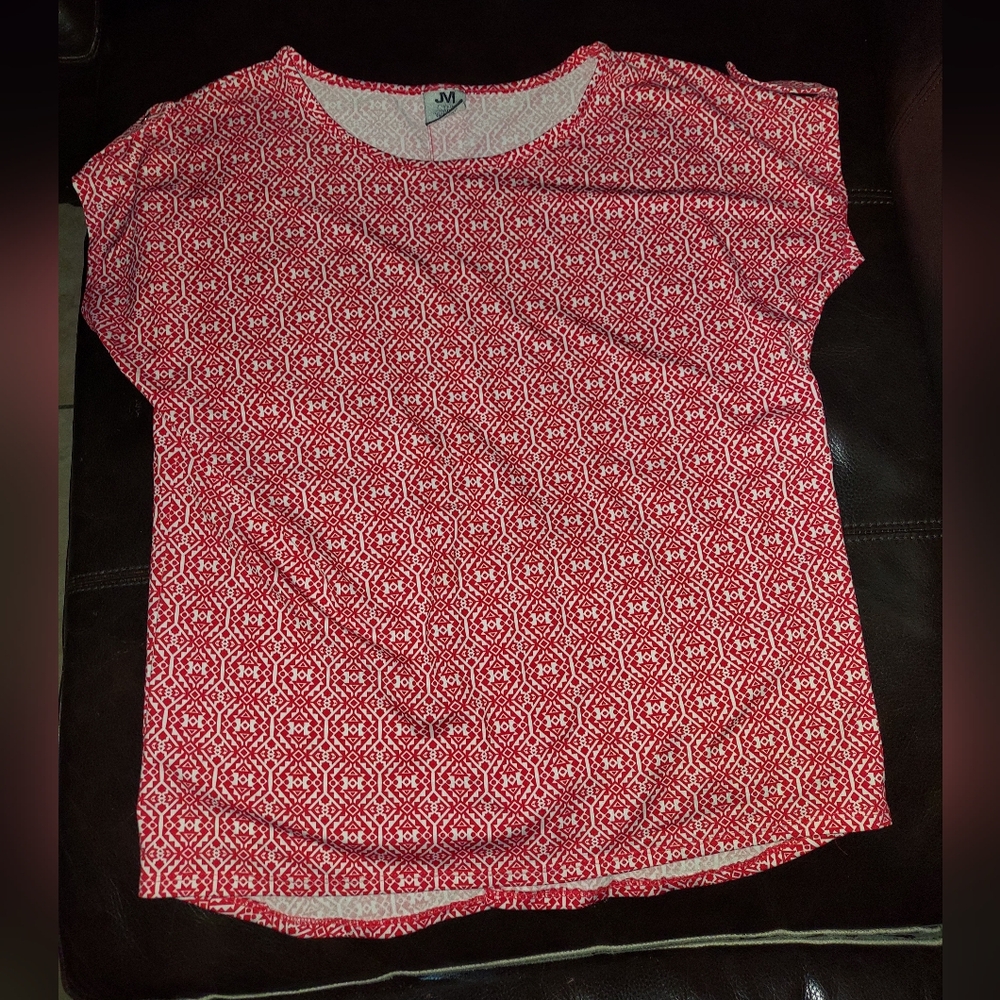 JM Women's Red Shirt